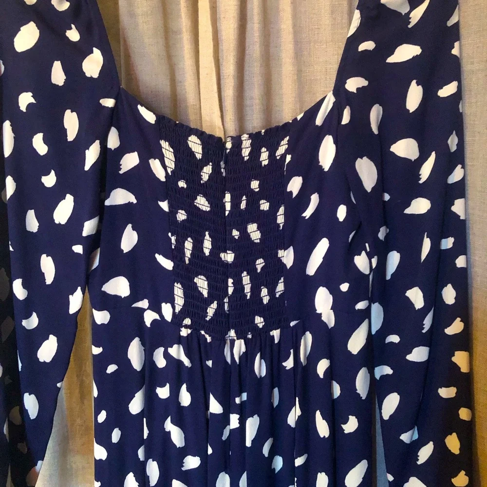 NWOT Reformation Sigmund Dress in Sold Out Splatter Print - Picture 8 of 14